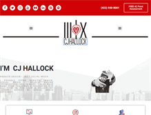 Tablet Screenshot of cjhallock.com